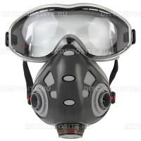Полумаска фильтрующая с интегрированными очками  9500 Air Optics 